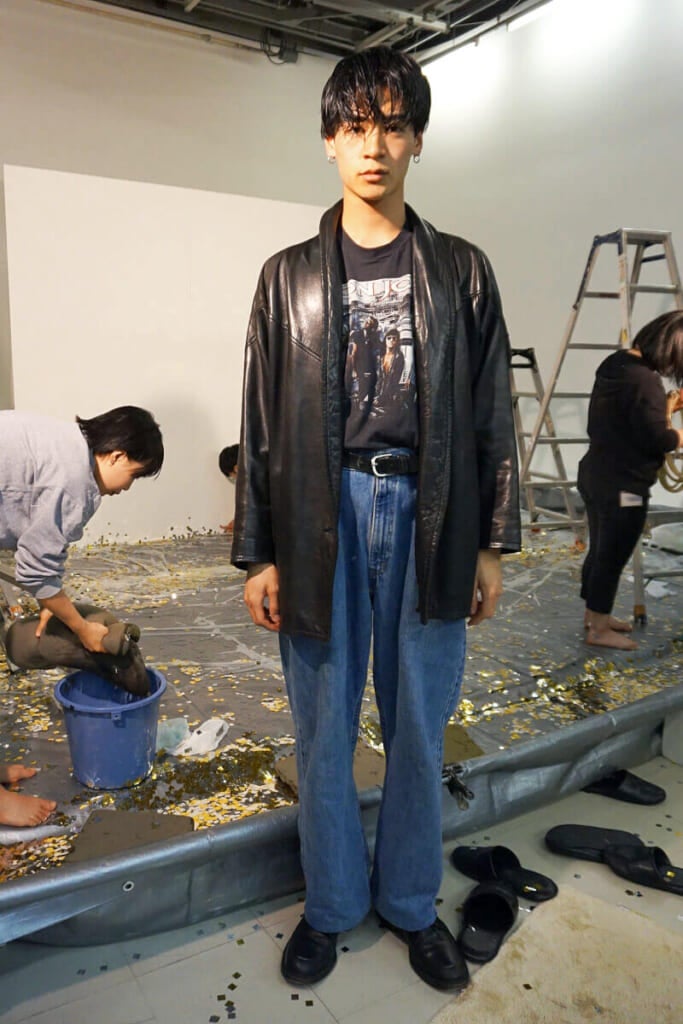 [若林 拓也] Ｔシャツは、メンズノンノモデル内でもバンドＴがきてますね！