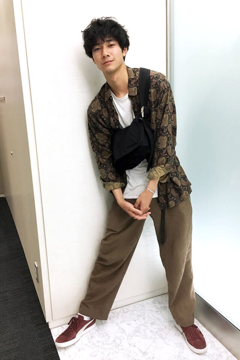 久しぶりに着てみました トレードマークのペイズリーシャツ 笑 Modelsnap Men S Non No Web メンズノンノウェブ