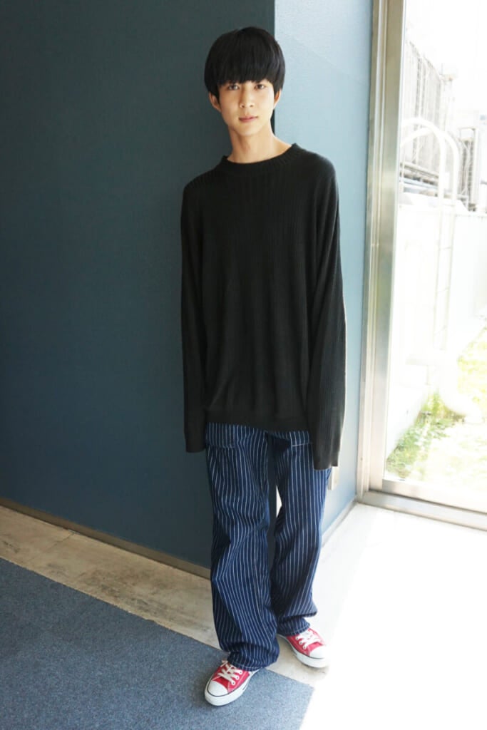 [鈴木 仁] XXLサイズのニットは、古着屋を回って探しました！