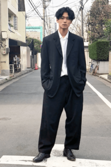 [中川 大輔] ハレの日に着るスーツは「ヨウジヤマモト」です！