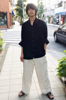 自分でリメイク、裾出ししやすくした古着のシャツ！