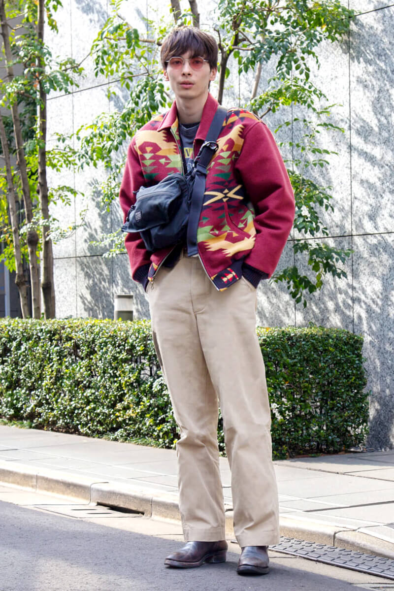 アースカラーには黒い小物が合いますね Men S Non No Web