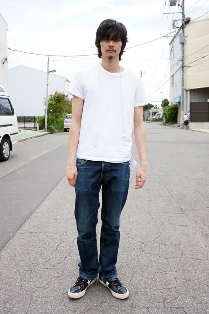 白ｔシャツは２枚重ねて着る その理由は Modelsnap Men S Non No Web メンズノンノウェブ