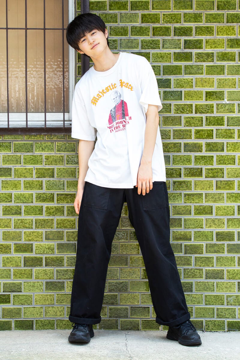 顔がプリントされているｔシャツを集めています Modelsnap Men S Non No Web メンズノンノウェブ