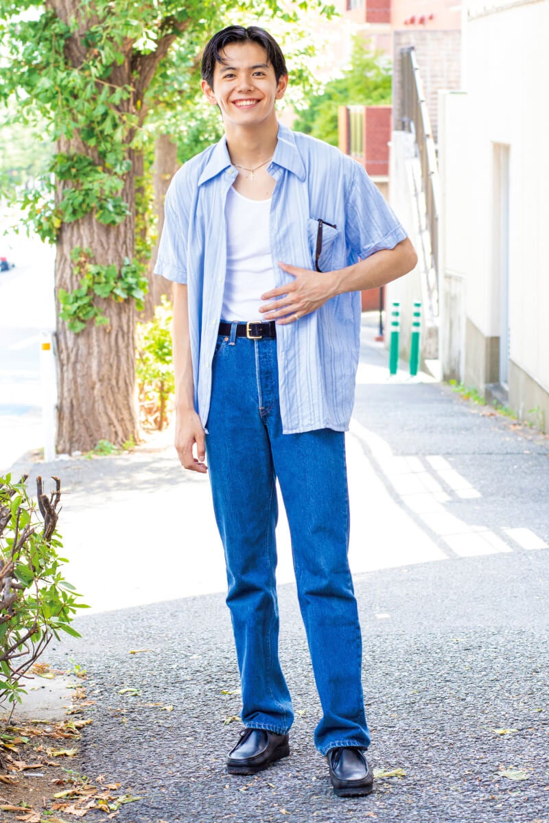 コーデのイメージは90年代の洋画です Modelsnap Men S Non No Web メンズノンノウェブ