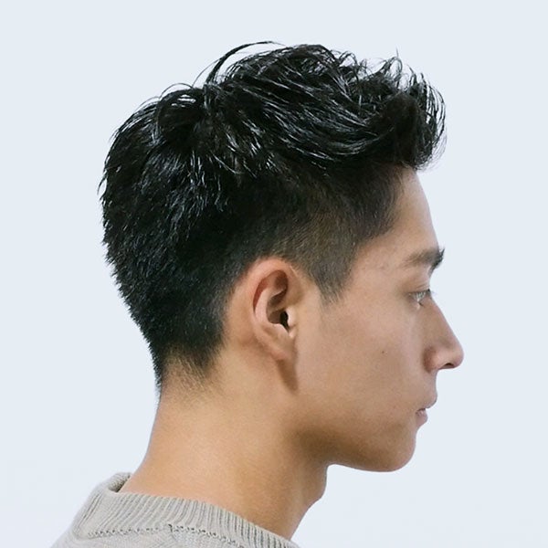 ベースは角を残した刈り上げスタイル｜メンズノンノ360°ヘア メンズ