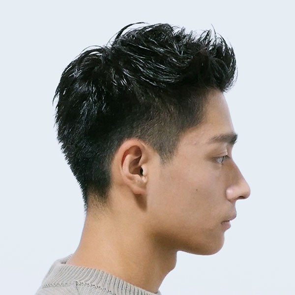 ベースは角を残した刈り上げスタイル｜メンズノンノ360°ヘア メンズ