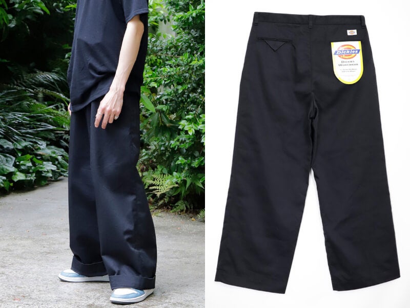 新品　FACETASM × Dickies スウェード切り替えワークパンツ