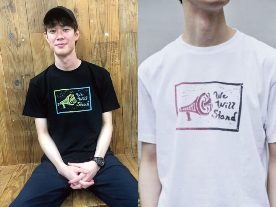 宮沢氷魚がチャリティーTシャツを制作！ メンズノンノウェブだけの着用ショット&メッセージを公開