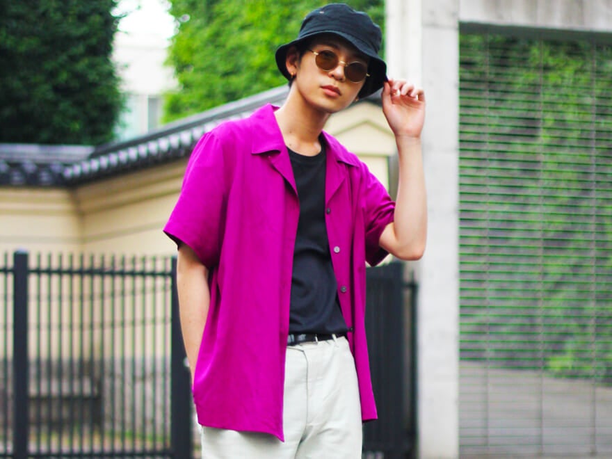 おしゃれ男子の古着愛 夏も必ずシャツ 気分が上がる色をジャストサイズで Fashion おしゃれ男子の古着愛 Men S Non No Web メンズノンノウェブ