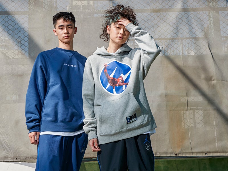 NIKE JORDAN FRAGMENT Crewneck フリースクルー