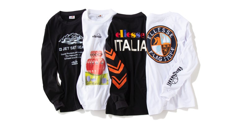 WIND AND SEA ellesse Logo T Shirts Tシャツ