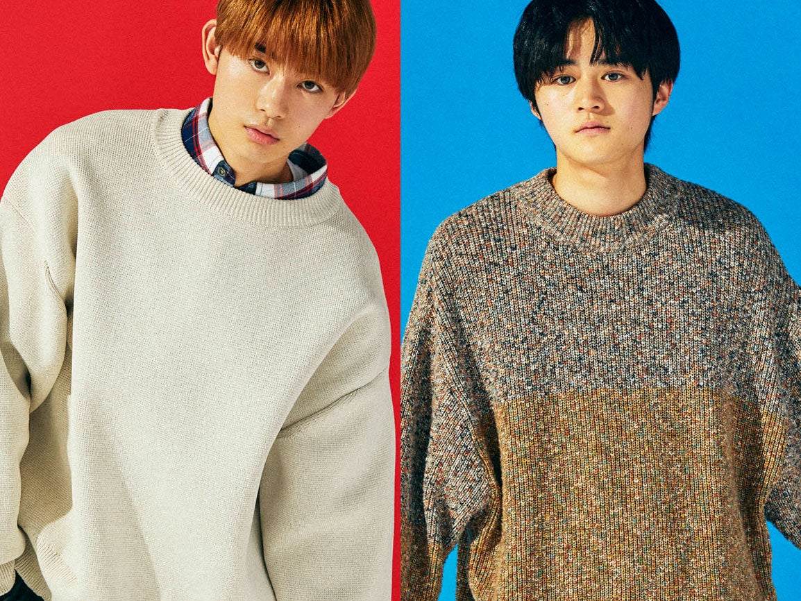 ビッグニットを投入して着こなしに変化を！【2021年の初買いガイドA案B案】WEEK4-3