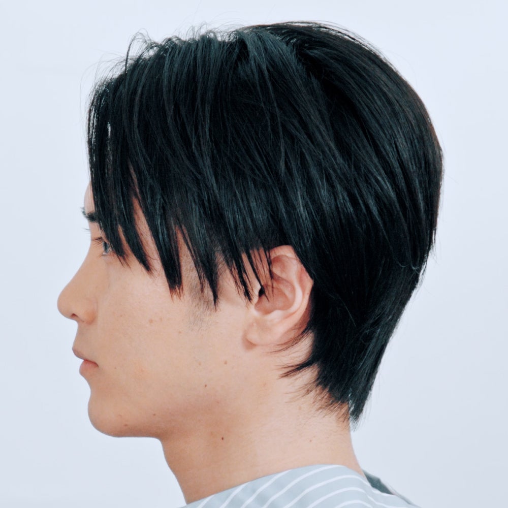 正統派ツーブロックは角度によって表情に変化を｜メンズノンノ360°ヘア
