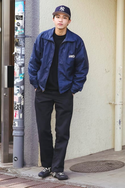 スキンヘッドに似合うファッションを楽しんでいます Modelsnap Men S Non No Web メンズノンノウェブ