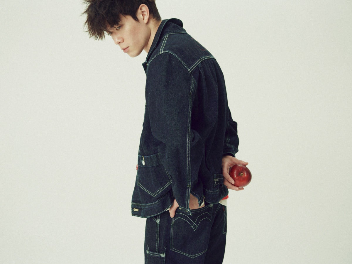 Levi's　RED ダイヤモンドレッグ　リーバイス　レッド　ほつれワーク Levi's - Levi's RED ほつれワーク期 コレクション カスタム