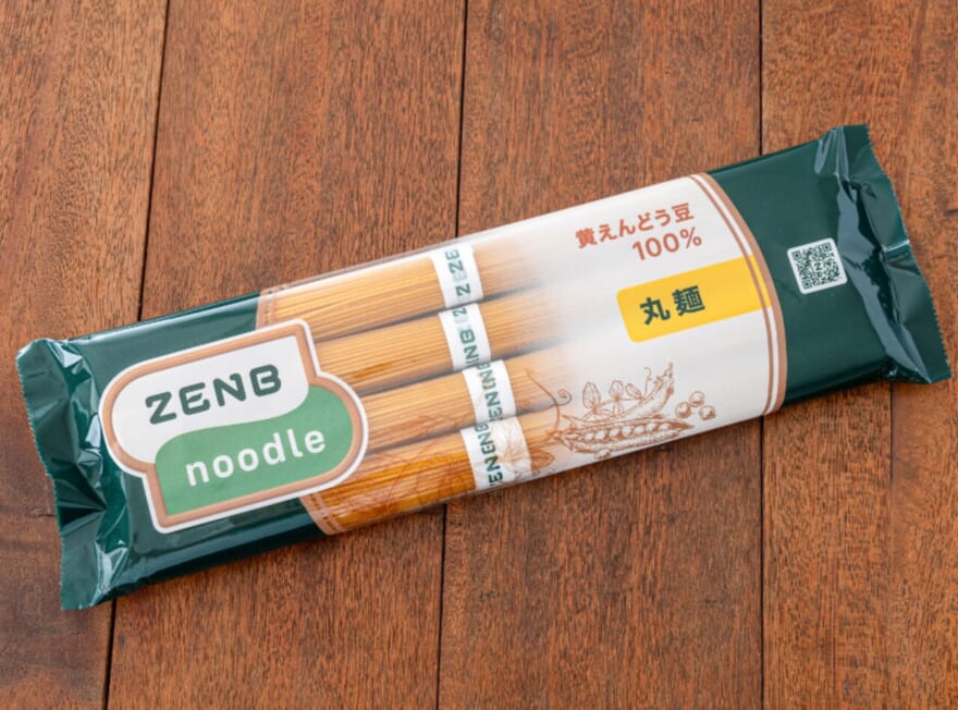 黄えんどう豆100%の「ZENB NOODLE」