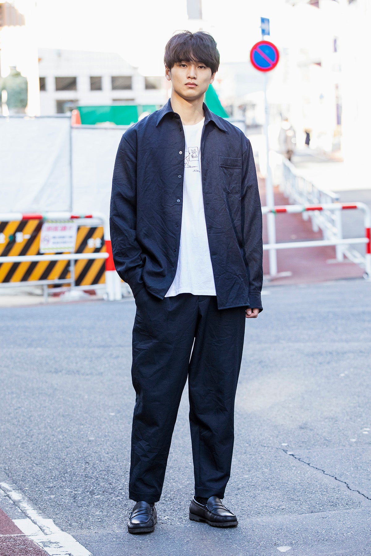 中川 大輔] セットアップはゆとりを大事にするとこなれた印象に