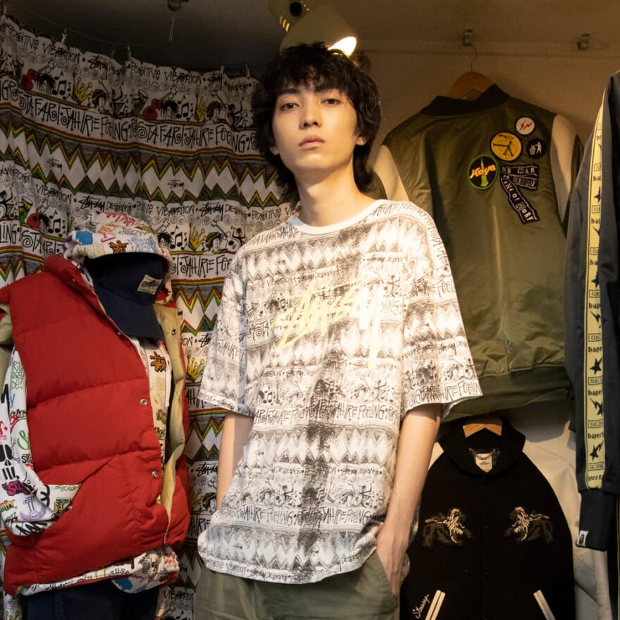 オリジナル Stussy RASTA TOMTOM Tシャツ 80s old-