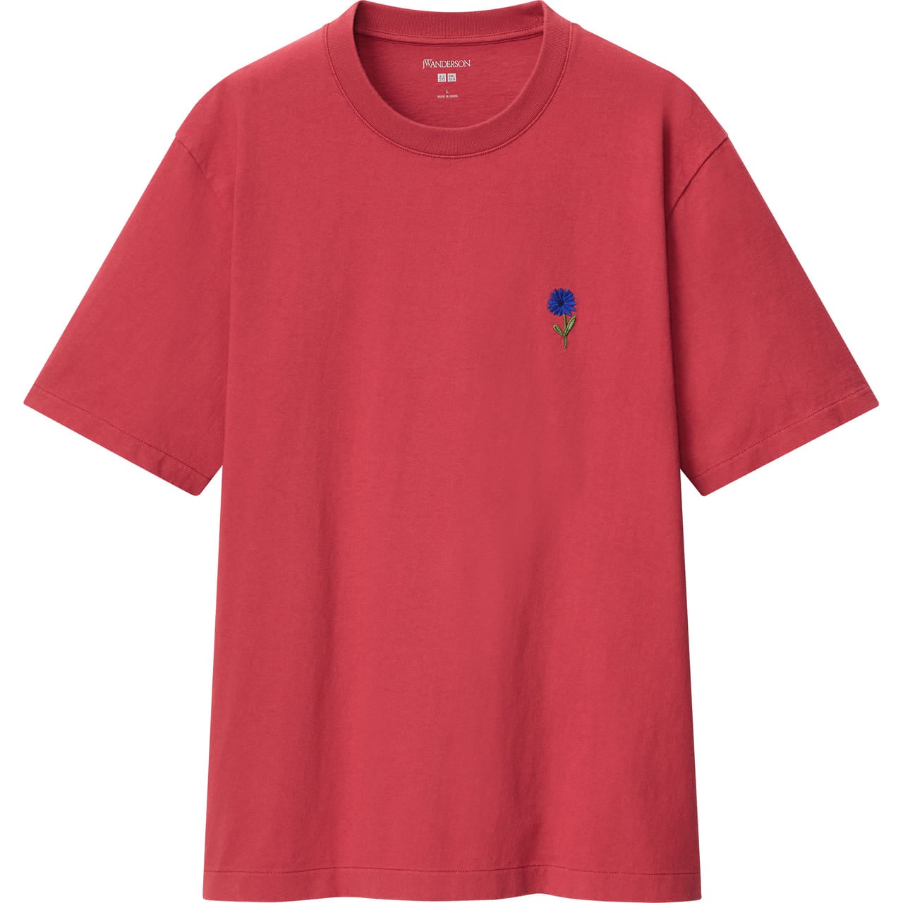 ユニセックス　JW ANDERSON 刺繍 Tシャツ　loeweデザイナー