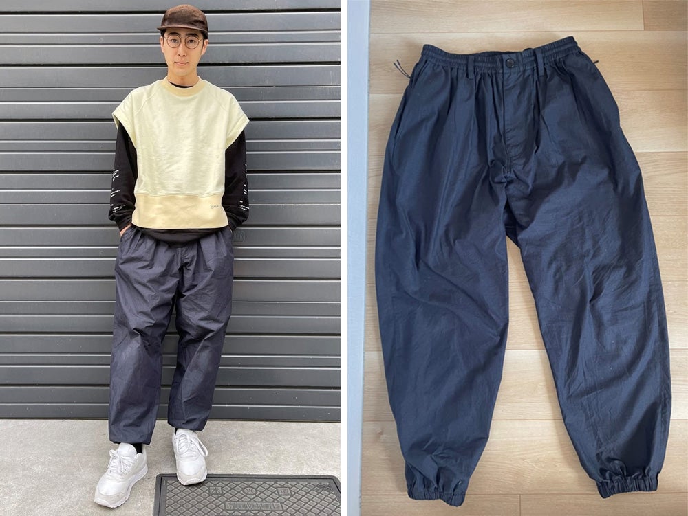 ロトルのトラックパンツはスニーカーと相性抜群！　RUNO美容師 中島和弥さん【回しの達人・自慢のヘビロテ服vol.21】