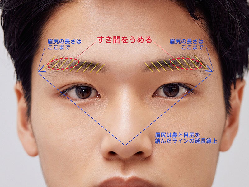 かっこいい印象は 眉 で決まる 眉ビギナーでもうまく描ける ケイト のパウダーアイブロウ Beauty Men S Non No Web メンズノンノウェブ