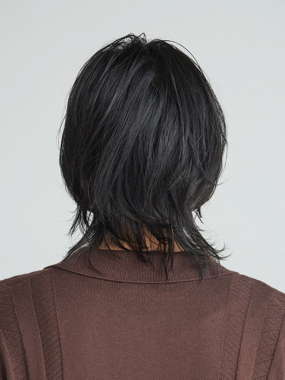 メンズヘア　髪型　ロングヘア　絶妙なちょい束×ウルフロングのバックスタイル