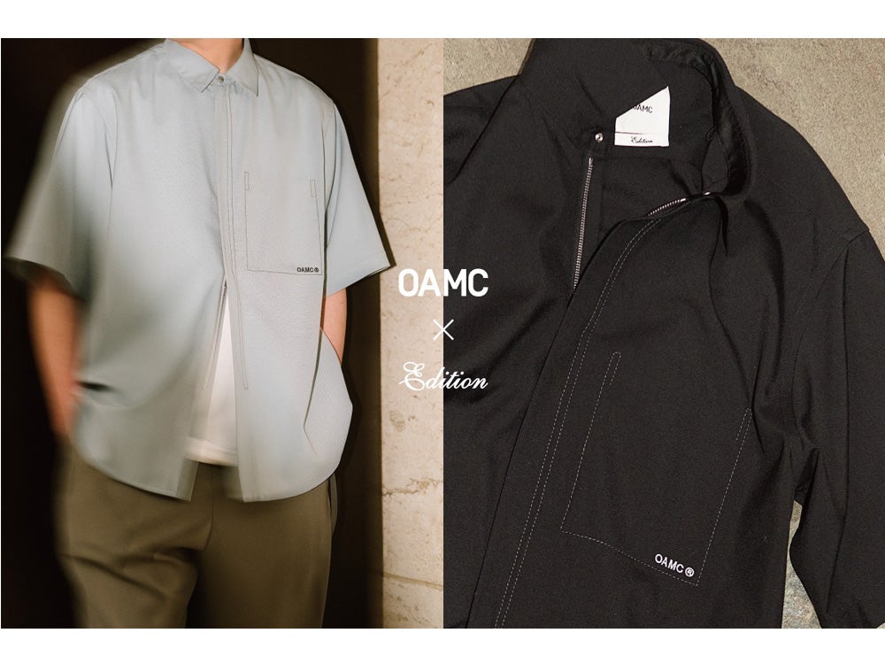 OAMC オーエーエムシー × Edition エディション ジップシャツ 半袖-