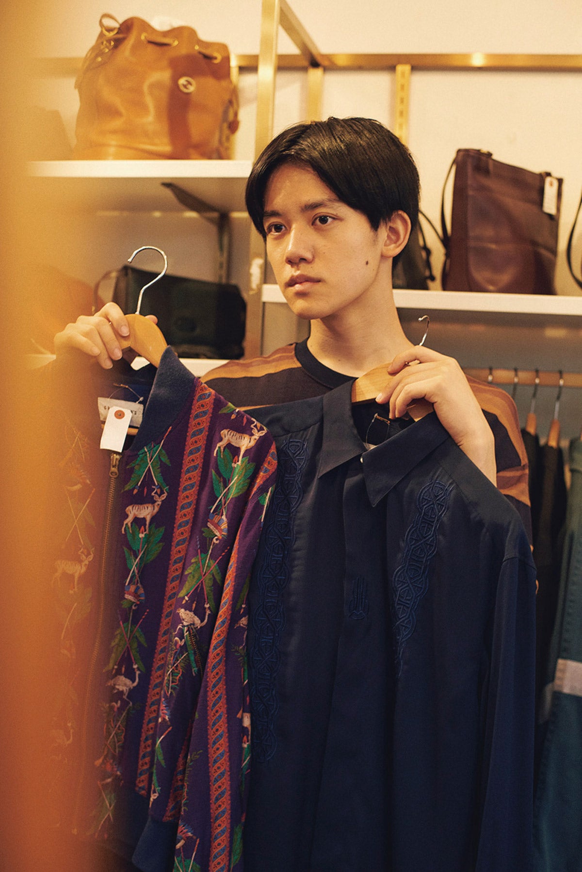 【樋之津琳太郎】サマーニットで高円寺を街ぶら #MEN’S NONNO MODELS 2021 FASHION MEN'S NON