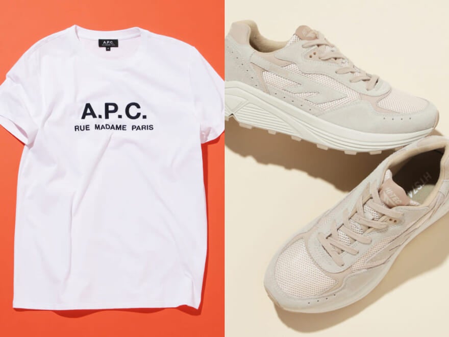 A.P.C.のロゴTにトーガのシャツetc.半袖&ショーツは今！　おしゃれ男子が買ったもの６選／６月後編