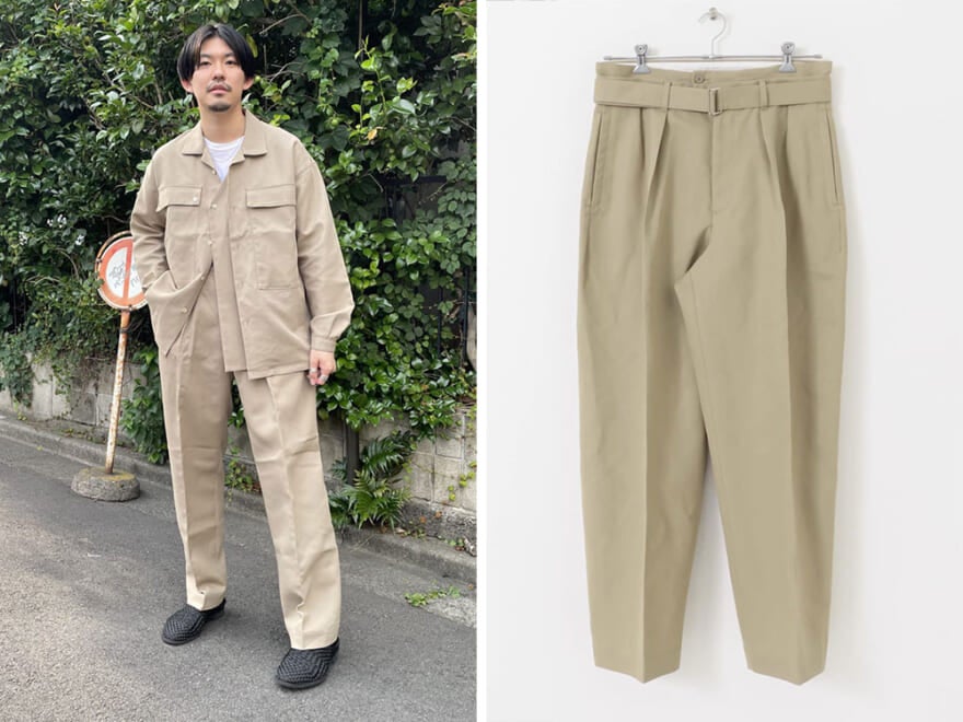 気分が変わるベージュパンツ。アーバンリサーチ西村滋紀さん【回しの達人・自慢のヘビロテ服vol.29】