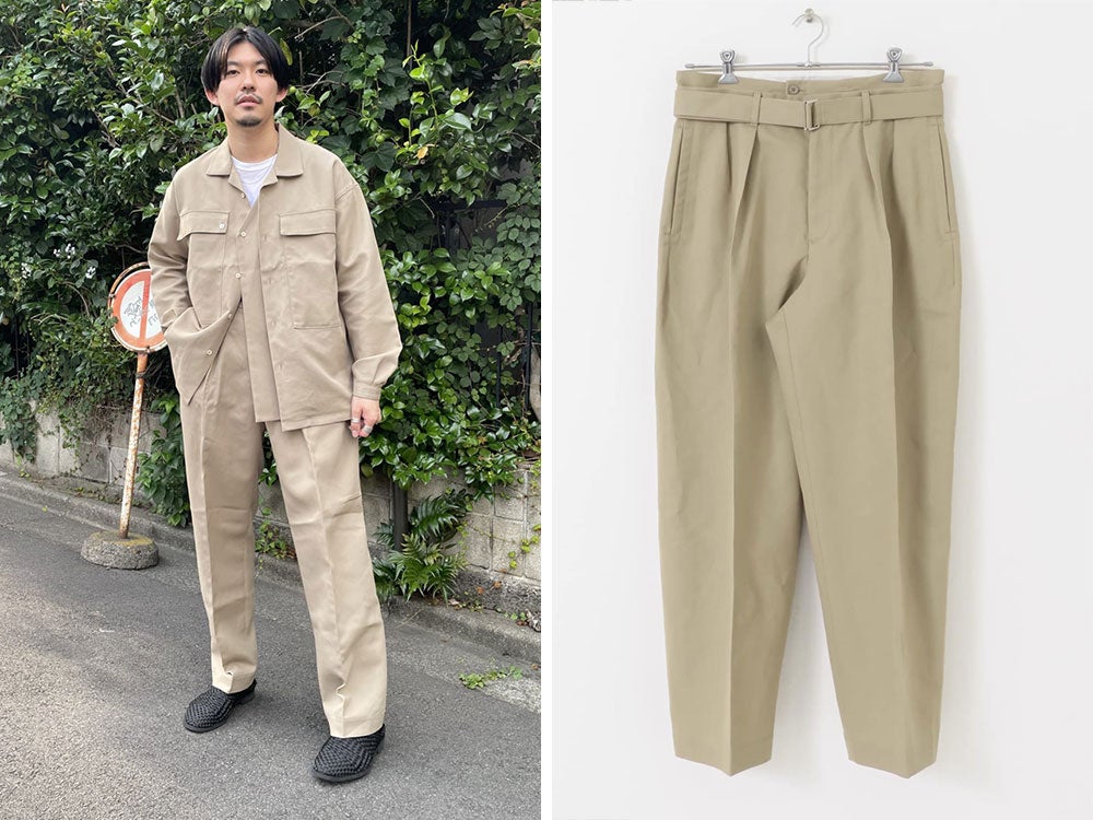気分が変わるベージュパンツ。アーバンリサーチ西村滋紀さん【回しの達人・自慢のヘビロテ服vol.29】