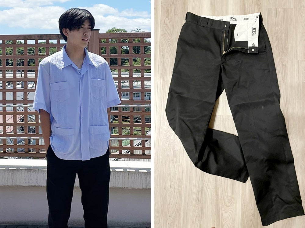 Dickies 874 ブラックとネイビーの二本セット