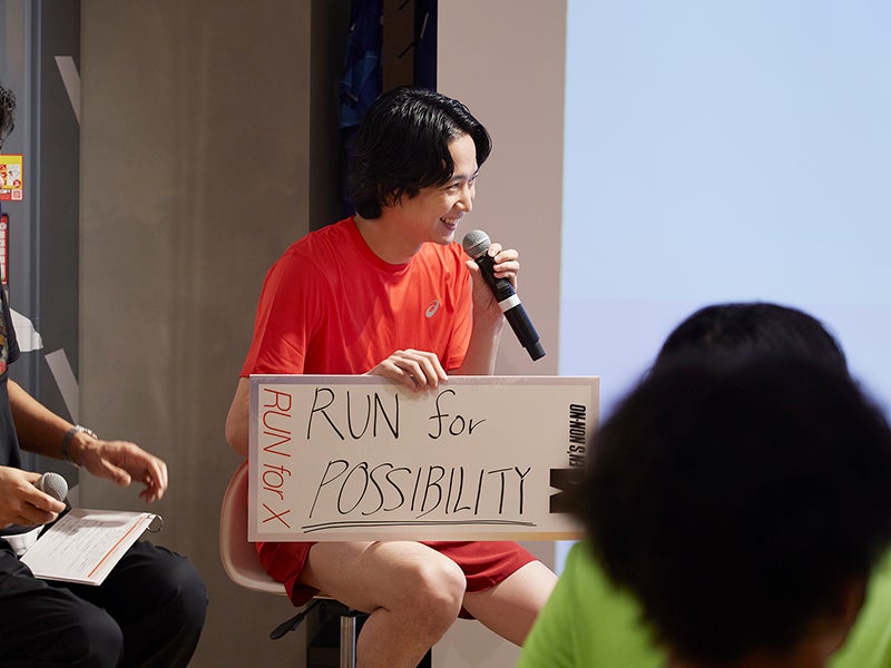 鈴木仁　アシックス　RUN for POSSIBILITY