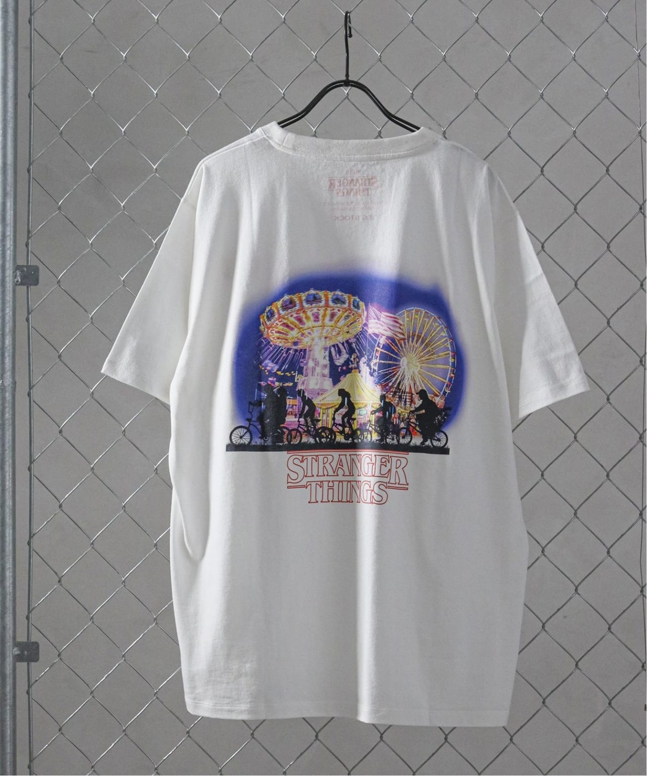 ストレンジャーシングス リンガーTシャツ　シーズン3 グリーン　Lサイズ