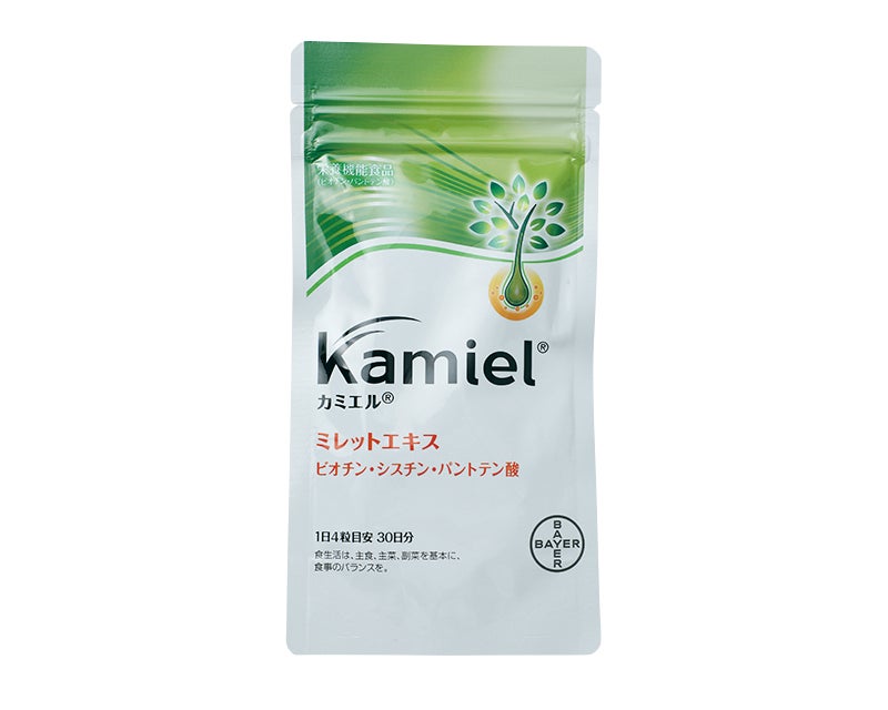 バイエル　BAYER　カミエル　薄毛　ハゲ　予防　サプリメント