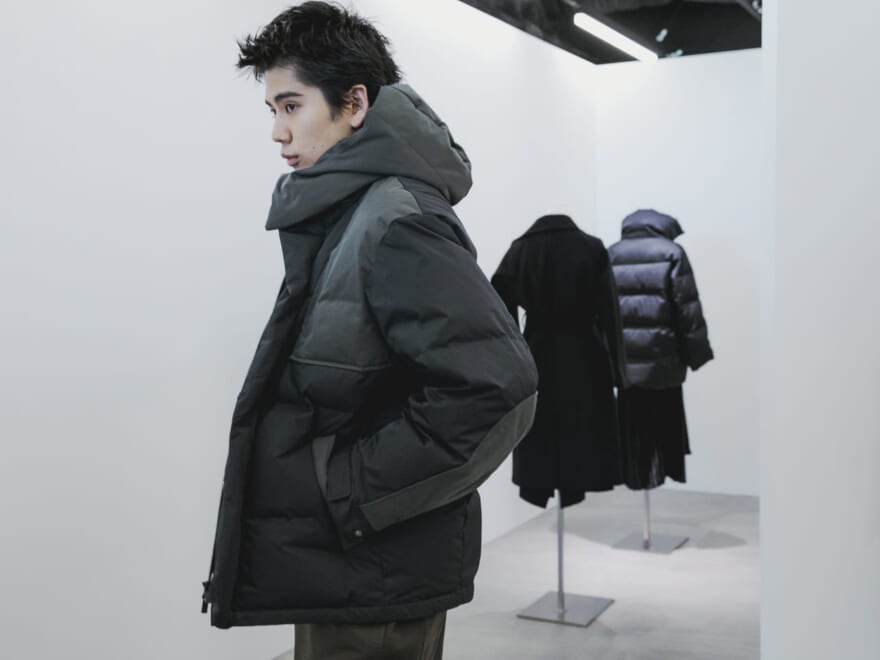 UNIQLO +J Fall/Winter Collection 2021　ユニクロ　ジル・サンダー　ダウンオーバーサイズパーカ　稲井 孝太朗