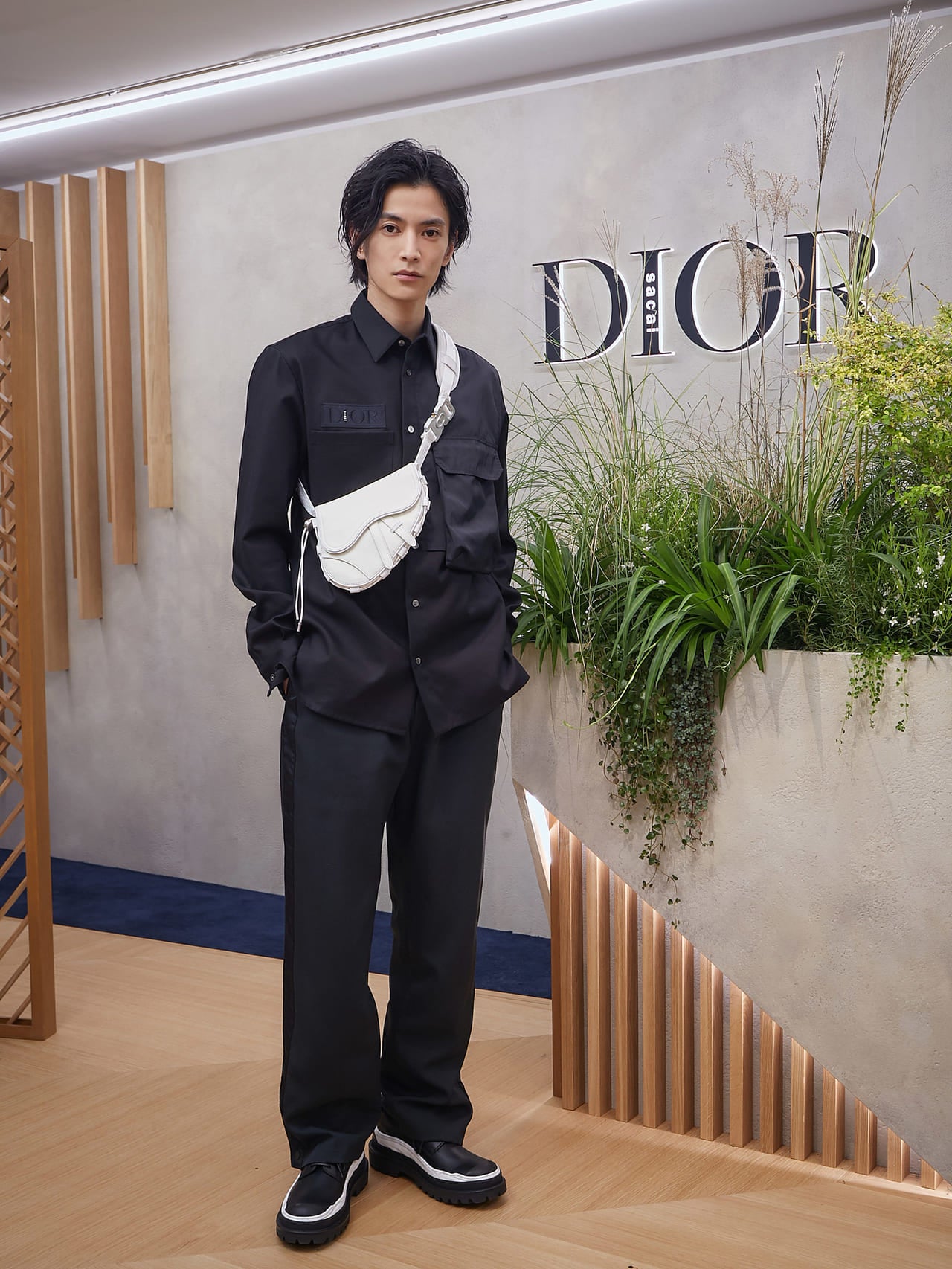 渡邊圭祐　Dior × sacai　プレビュー