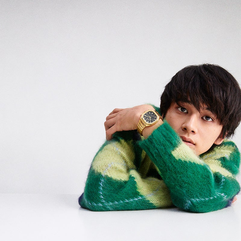 北村匠海 腕時計 セイコー WIRED ワイアード ゴールドオクタゴン バストアップ