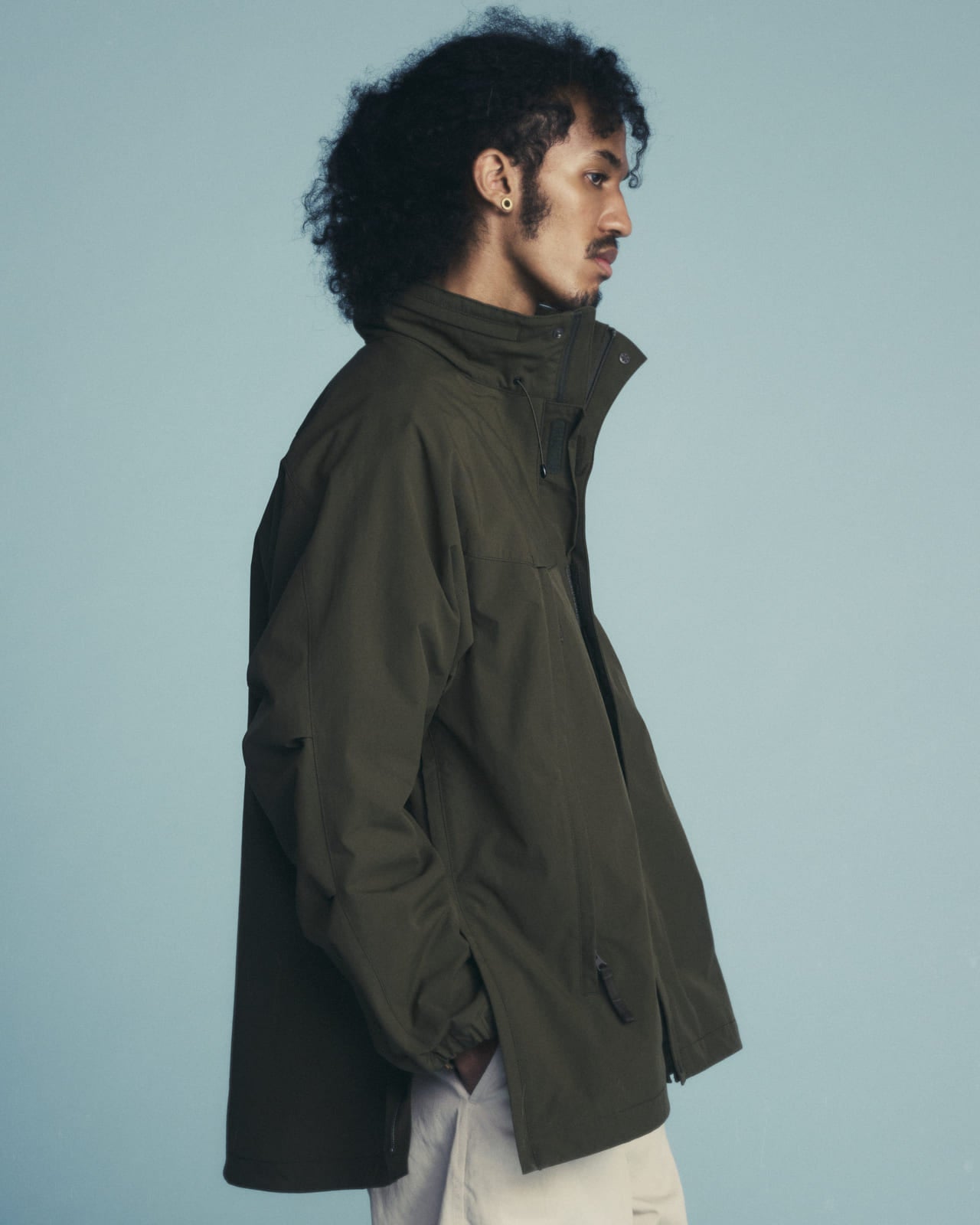 ダイワ ピア39 レショップ 22年春夏別注コレクション 第１弾 DAIWA PIER39 for L’ECHOPPE 2022 Spring Summer 1st Collection EX SHELL JACKET (Khaki) ￥64,900　1