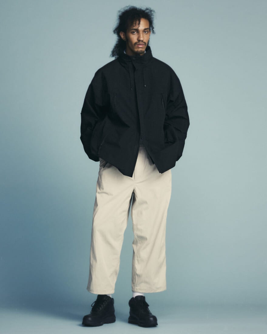 ダイワ ピア39 レショップ 22年春夏別注コレクション 第1弾 DAIWA PIER39 for L’ECHOPPE 2022 Spring Summer 1st Collection EX SHELL JACKET (Black) ¥64,900 3
