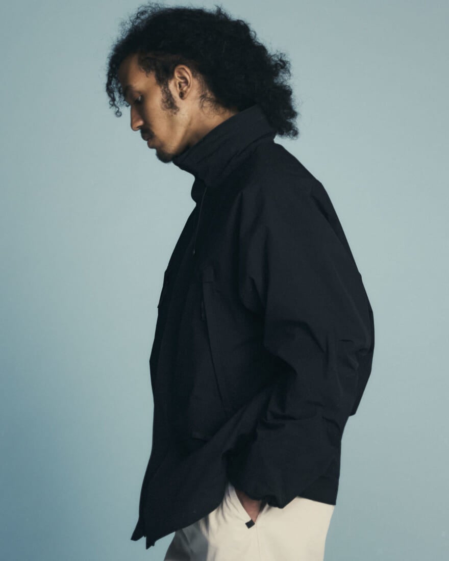 ダイワ ピア39 レショップ 22年春夏別注コレクション 第1弾 DAIWA PIER39 for L’ECHOPPE 2022 Spring Summer 1st Collection EX SHELL JACKET (Black) ¥64,900 1
