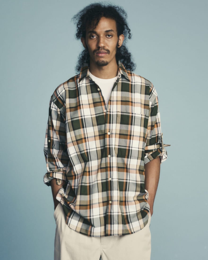 ダイワ ピア39 レショップ 22年春夏別注コレクション 第1弾 DAIWA PIER39 for L’ECHOPPE 2022 Spring Summer 1st Collection EX TEC REGULAR SHIRT (Khaki) ¥18,700 1