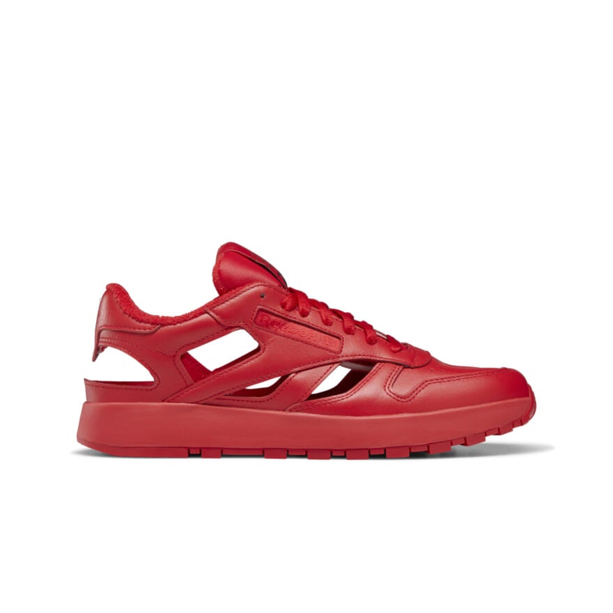 メゾン マルジェラ×リーボック Maison Margiela x Reebok クラシックレザー・タビ・デコルティケ・ロー Classic Leather Tabi Décortiqué Low (レッドレザー)4