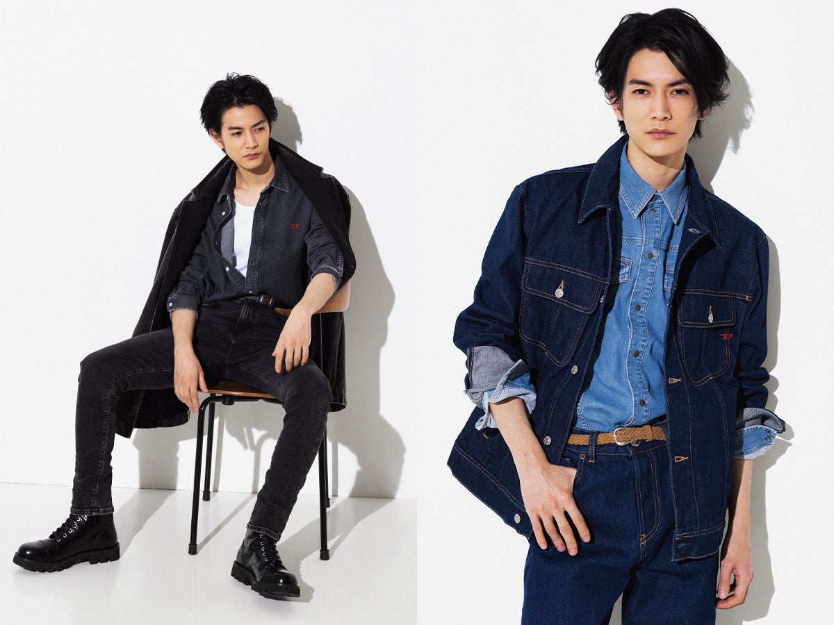 渡邊圭祐が着るデニムの新王道。「ディーゼル ライブラリー」、長く愛せるベーシック