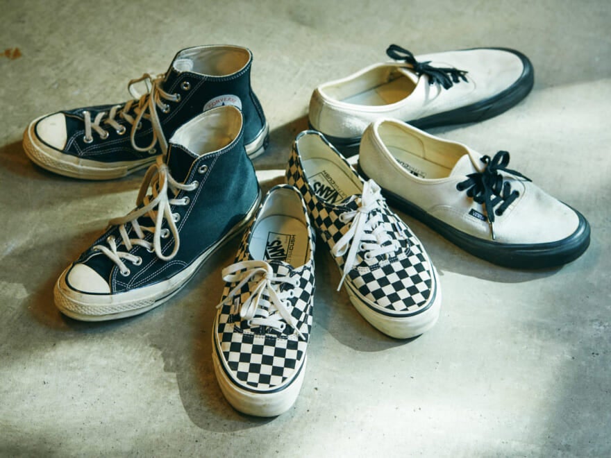 みんなのマイ・スニーカー　mysneakers　Vol.7 井上翔太　ヴァンズ オーセンティック　VANS AUTHENTIC　コンバース チャックテイラー 70 ハイ　CONVERSE Chuck Taylor 70 Hi　CT70