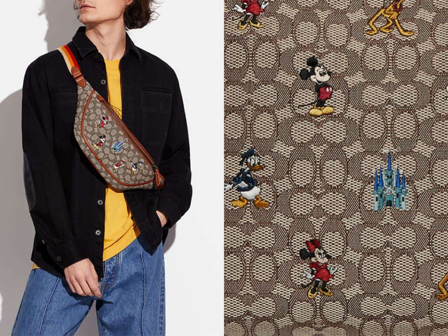 Disney×COACH】のコレクションが傑作！ バッグにTシャツ…型破りの洗練