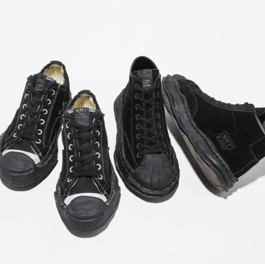 BED J.W. FORD × MMY 「BLAKEY OG Sole Suede High-top Sneaker」 「HANK OG Sole Suede Low-top Sneaker」