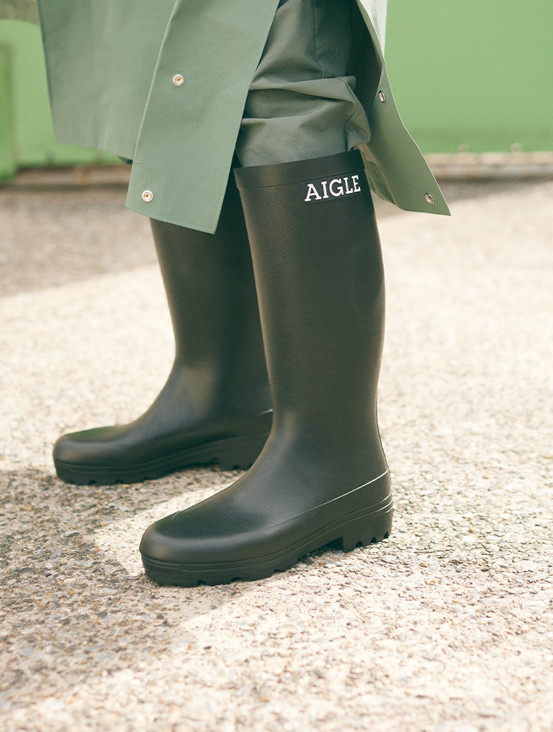 AIGLE　メンズ　レインブーツ　長靴　おしゃれ　2022