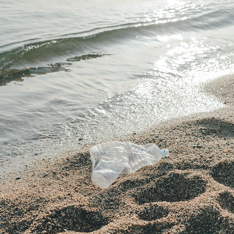 海に投棄されているプラスチックゴミ